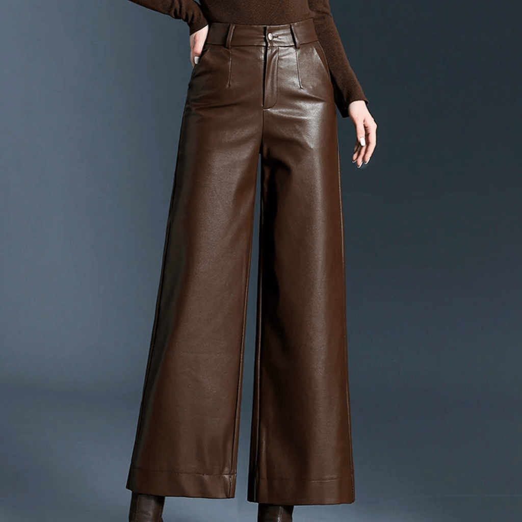The Modena Leather Trouser