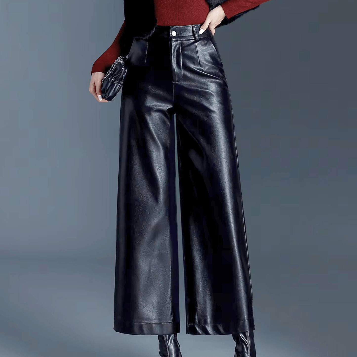 The Modena Leather Trouser
